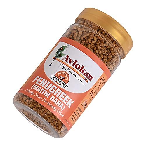 Avlokan Avlokan Natural Fenugreek (Maithili Dana) | Strong Spicy Flavor (Pack of 2 x 100 g)