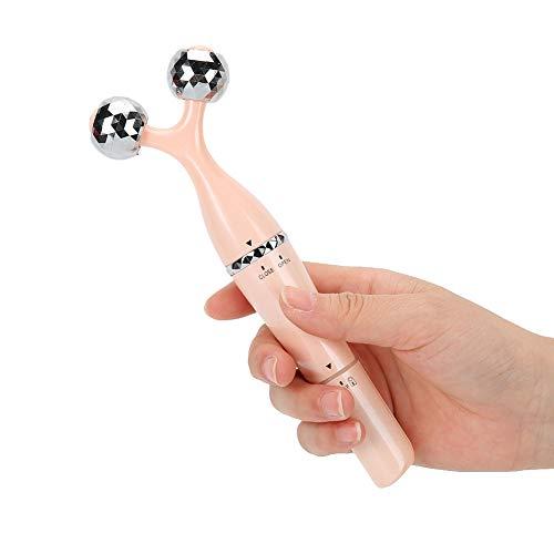 cigemay Face Shaping Massager Skin Tool Face Lifter V Face Massager, Facial Care Tool Face Massage Roller, Pink Tightening for Face Lifting Eye