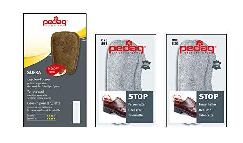 Pedag Stop Heel Grips + Supra Tongue Pad, Small/Medium