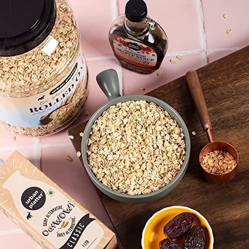 urban platter Urban Platter Rolled Oats, 2Kg (High-Fiber Breakfast Cereal / Use for Baking, Granola and Oatmeals / Rich in Beta Glucans)