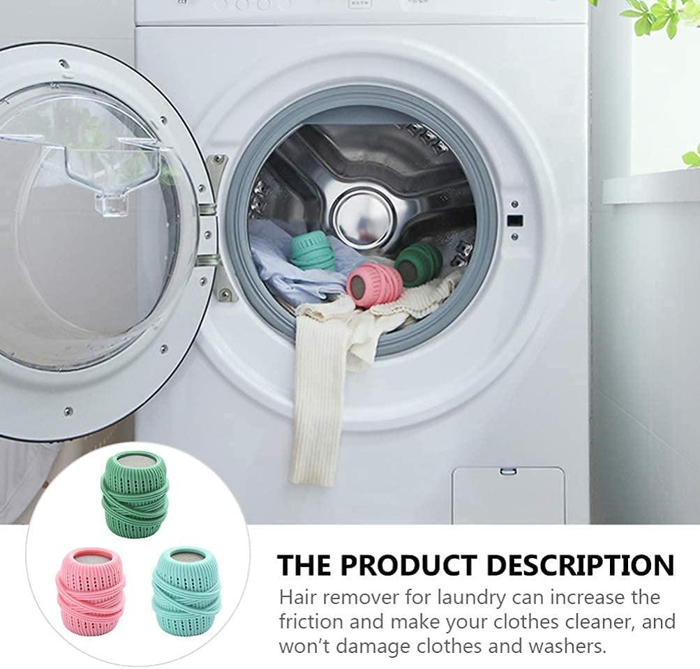 KEPLO KEPLO Reusable Laundry Cleaning Balls, Eco-Friendly Washing Balls Magic Anti-winding Clothes Washing Products Dryer Balls Washing Ball Cleaning for Washing Machine Laundry (1 Pcs-Light Green)