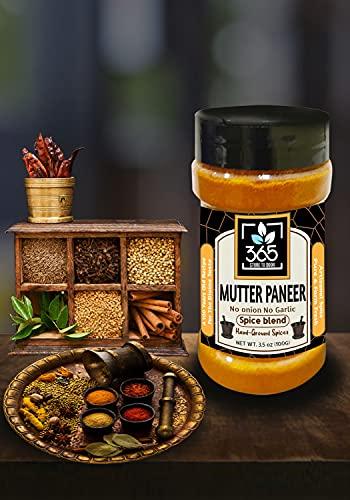 365 STORE TO DOOR 365 STORE TO DOOR Indian Spice – Jain Mutter Paneer Masala, 100 gm | Homemade Powdered | for Healthy Cooking | Ready to use | All Seasonings Spices | Pure & Hygiene | Spice Mix – Pack of 1