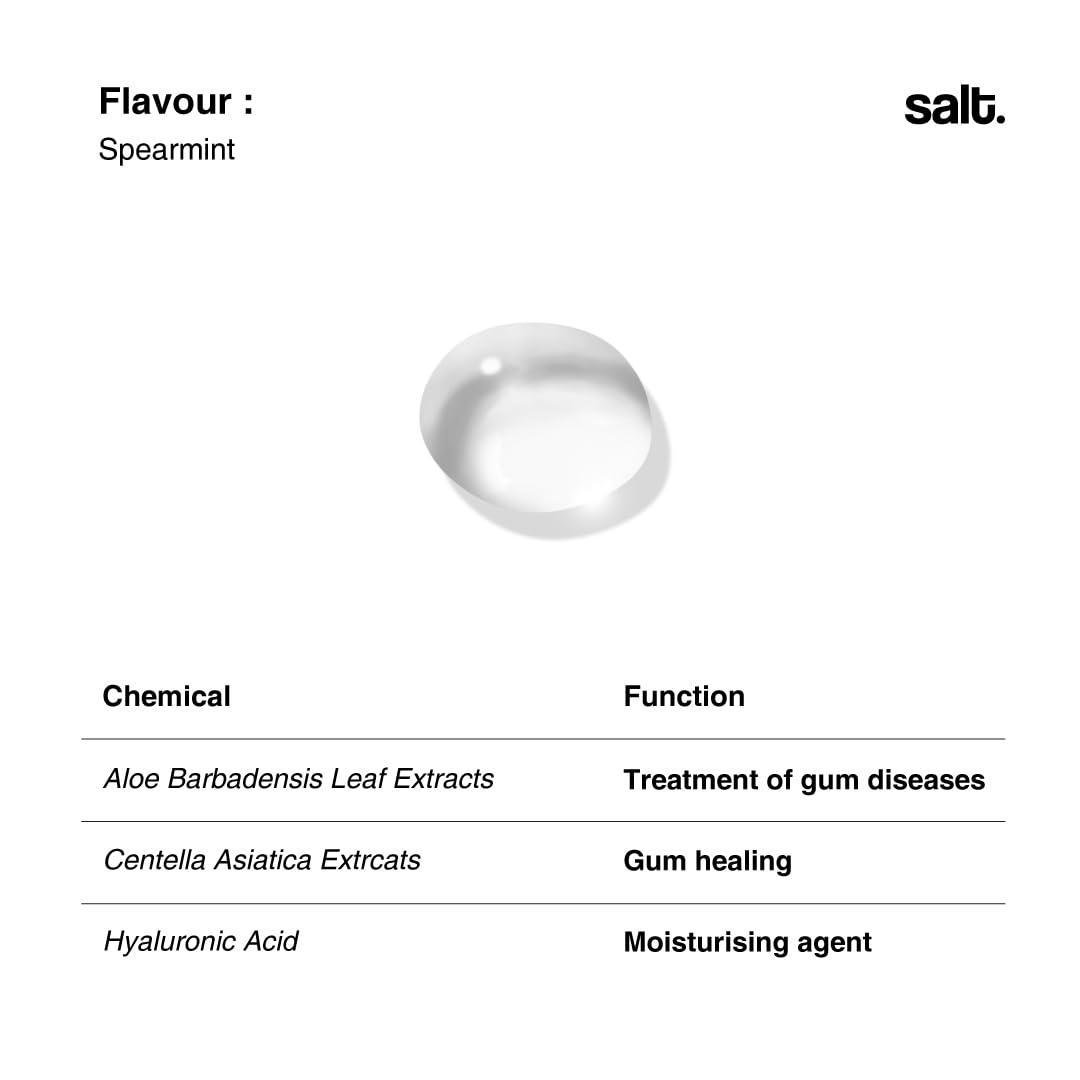 Salt Salt Oral Care Cinnamint Diabetic-Friendly Toothpaste 100g + Amalfi Travel Size Mouth Spray 10ml - Natural Fresh Breath & Oral Hygiene Set