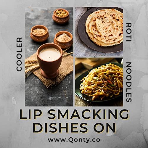 Qonty Qonty Defatted Soya Flour and Defatted Soya Noodles | Lab Tested | No Preservatives | High Protein | Low Carb | Rich in Micro Nutrients | Rich in Fiber (DSF 800g + DSN 250g)