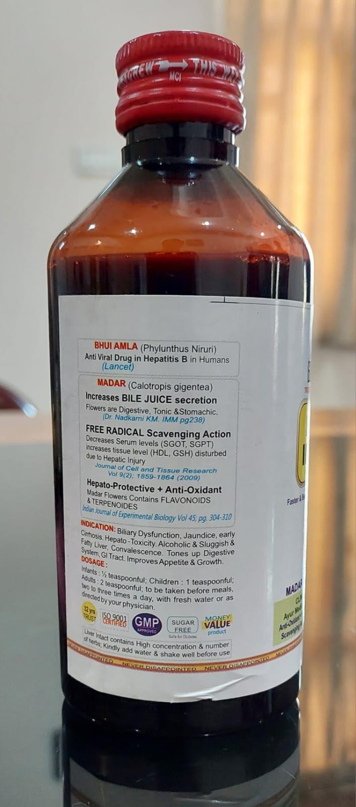 GOLD WATER Liver Intact Syrup (Natural Liver Herbal Tonic) 200ml