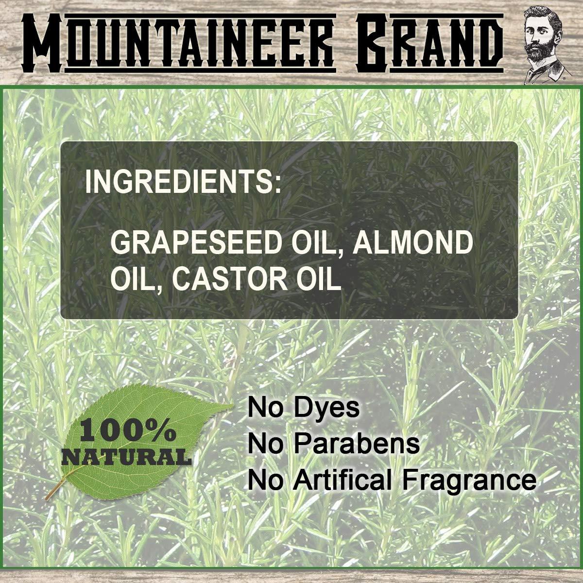 Mountaineer Brand Beard Oil by Mountaineer Brand, Barefoot/UNSCENTED: Beard Conditioning Oil, 2 Ounce bottle