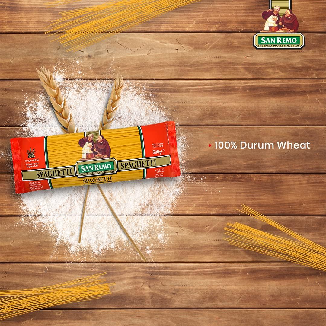 San Remo San Remo Spaghetti: Australia\'s No.1 100% Durum Wheat Pasta | 500g each