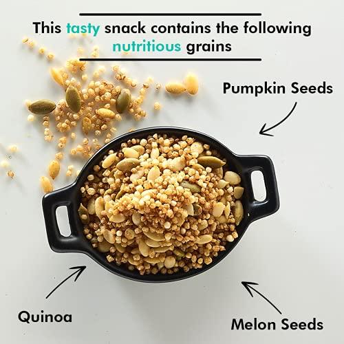 Roasty Tasty Roasty Tasty Roasted Healthy Snacks Box of Joy Gift Hamper Pack of 4 (Peanuts Cheese, Peanuts Jalapeno, Quinoa & Seeds Chilli Lime, Quinoa & Seeds Peri Peri)