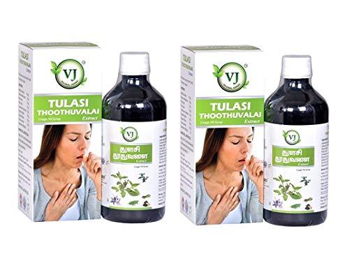 GJ Global herbs Thulasi thoothuvalai juice(combo of 2)-500ml+500ml