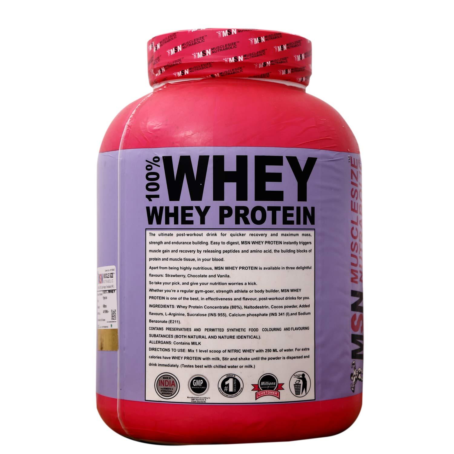 MUSCLE SIZE MUSCLE SIZE Msn Scientifically Advanced Whey Protein Formula (Chocolate)