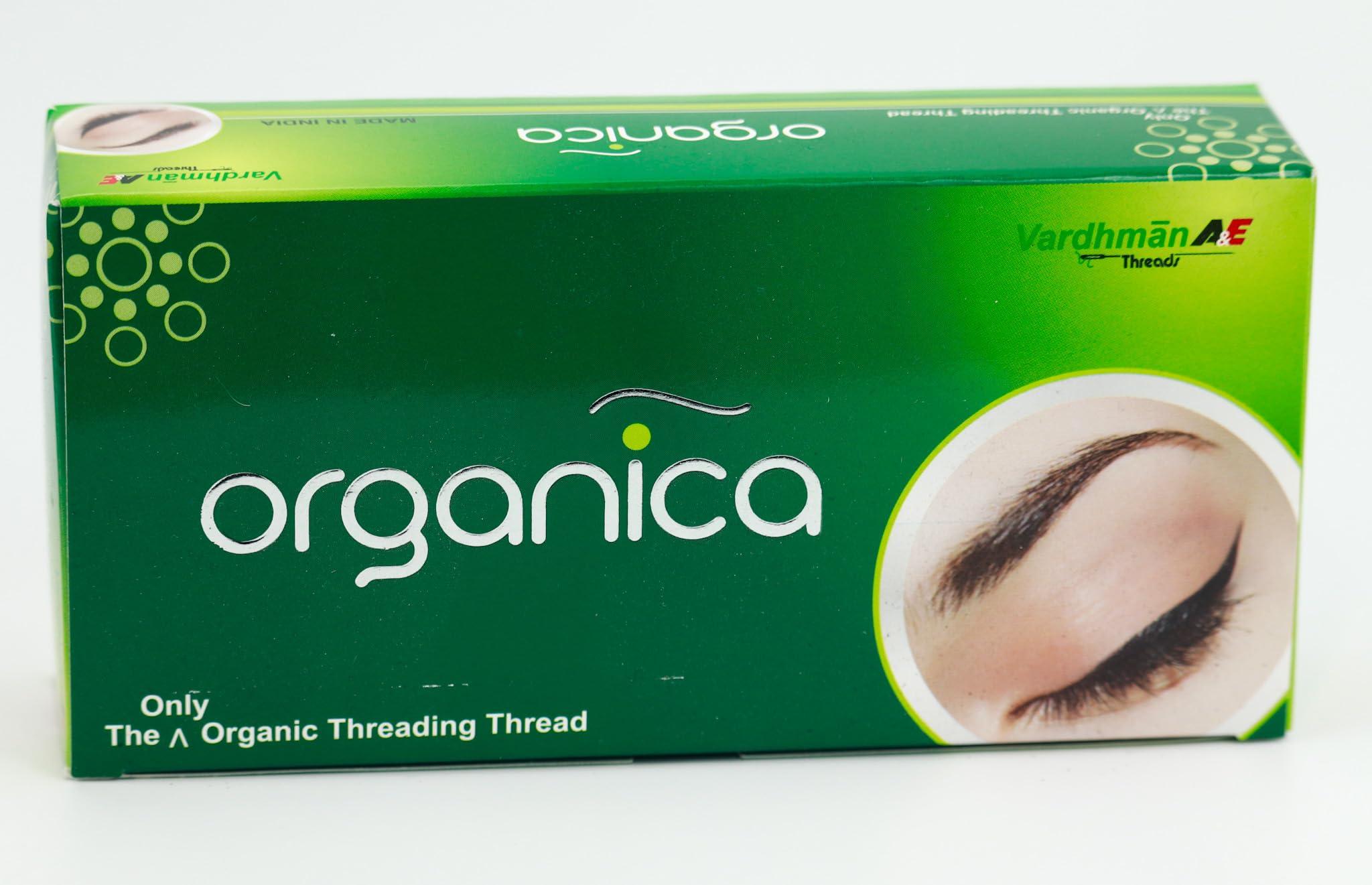 ZIBELL Organic Cotton Eyebrow Threading Thread Tool for Women - 8 Spools x 300 meters - Thread for Eyebrows Threading - Upperlips Shaping - Forehead Chin Hair Removal thread - Salon Spa Home by Zibell