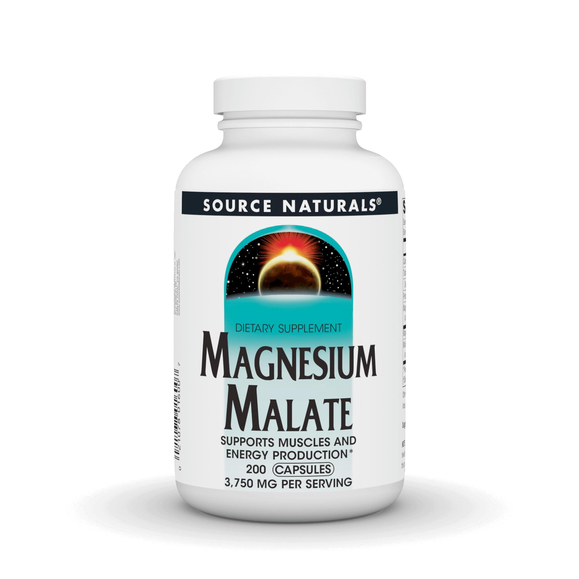 Source Naturals Source Naturals Magnesium Malate - 200 caps - 625 mg