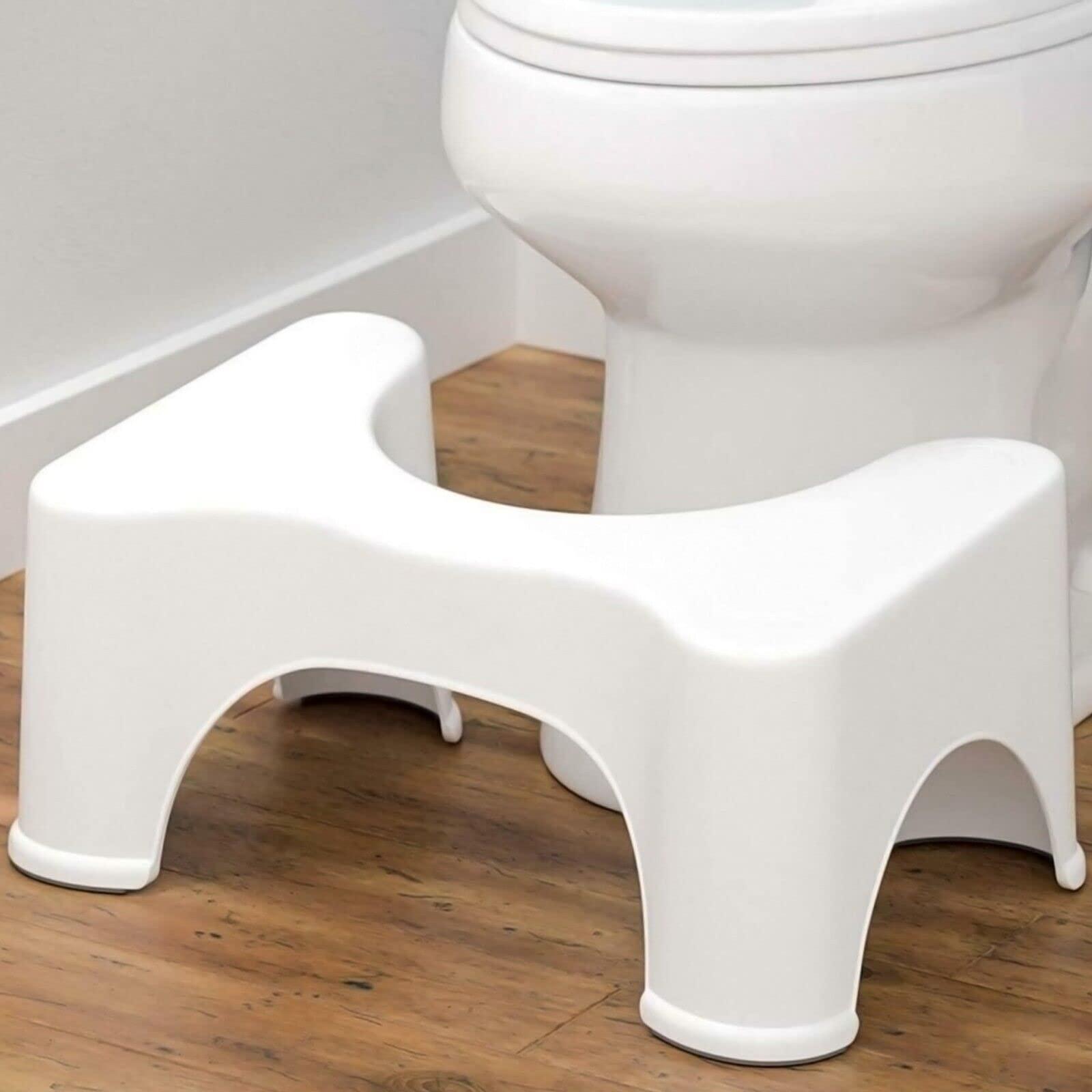 FYCAN FYCAN Toilet Stool | Medical Aid for the Toilet | Better Posture When Sitting on the Toilet | Aid to Subida for Children | against Constipation and Hemorrhoids Kids and Adult (White), Potty Step Stool