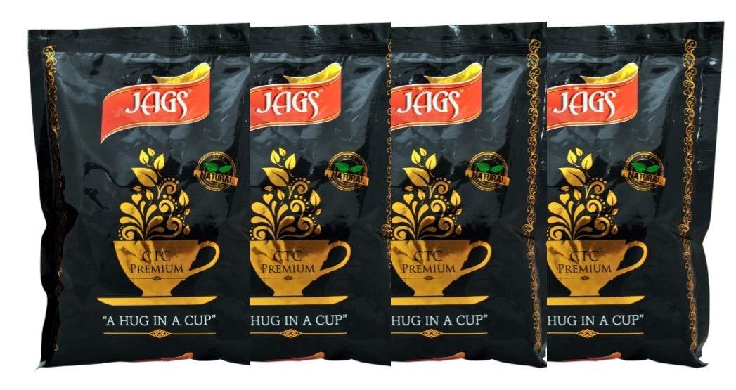 JAGS JAGS Premium CTC Tea 250GMS Pack of 4