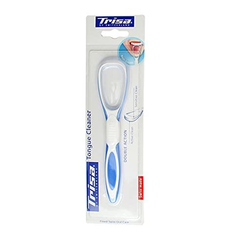 TRISA Trisa Tongue Cleaner Double Action (Assorted Color)