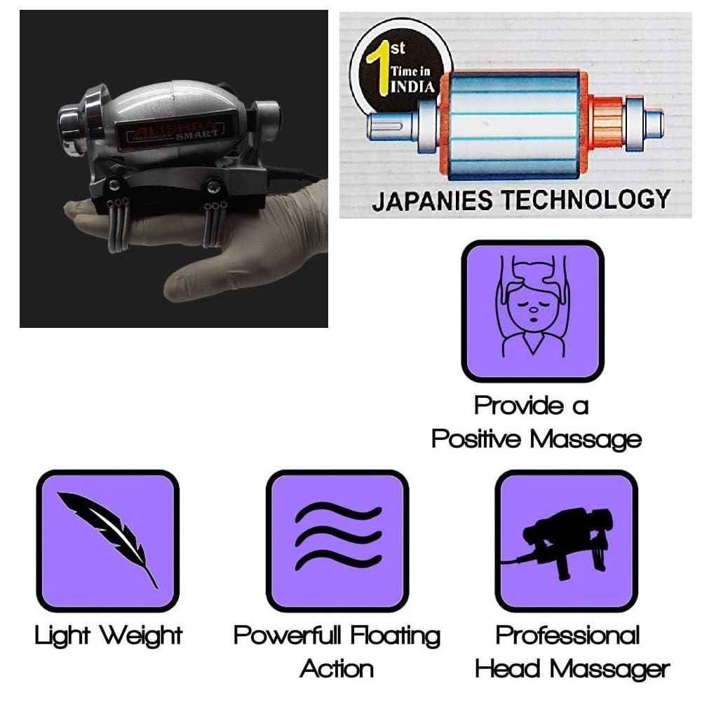 ALISHBA ALISHBA Smart Powerful Powerful Double Speed Floating Action Body,Head & Finger Massager with JAPANESE TECHNOLOGY Copper Wire Motor