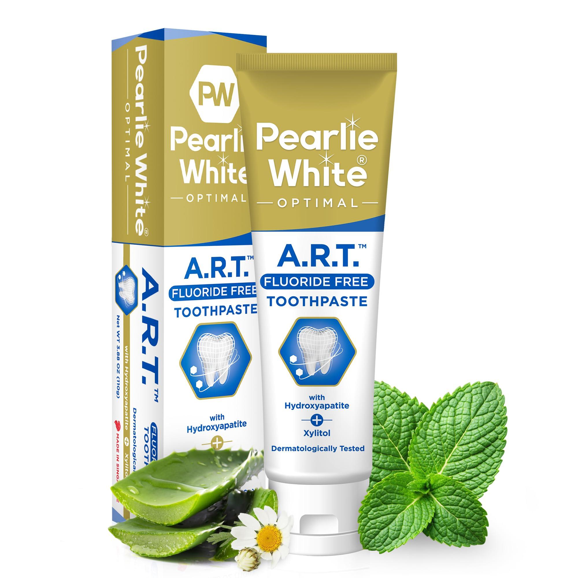 Pearlie White Pearlie White Active Remineralization Toothpaste - Fluoride Free (3.8oz) 110gm