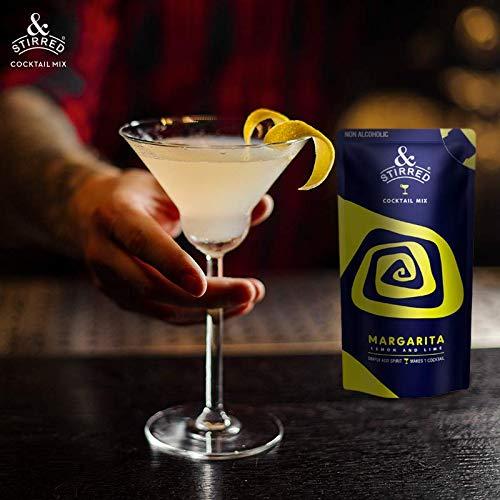 &STIRRED COCKTAIL MIX &Stirred Cocktail Mix - Margarita, Pack of 6, Non-Alcoholic, No Preservatives