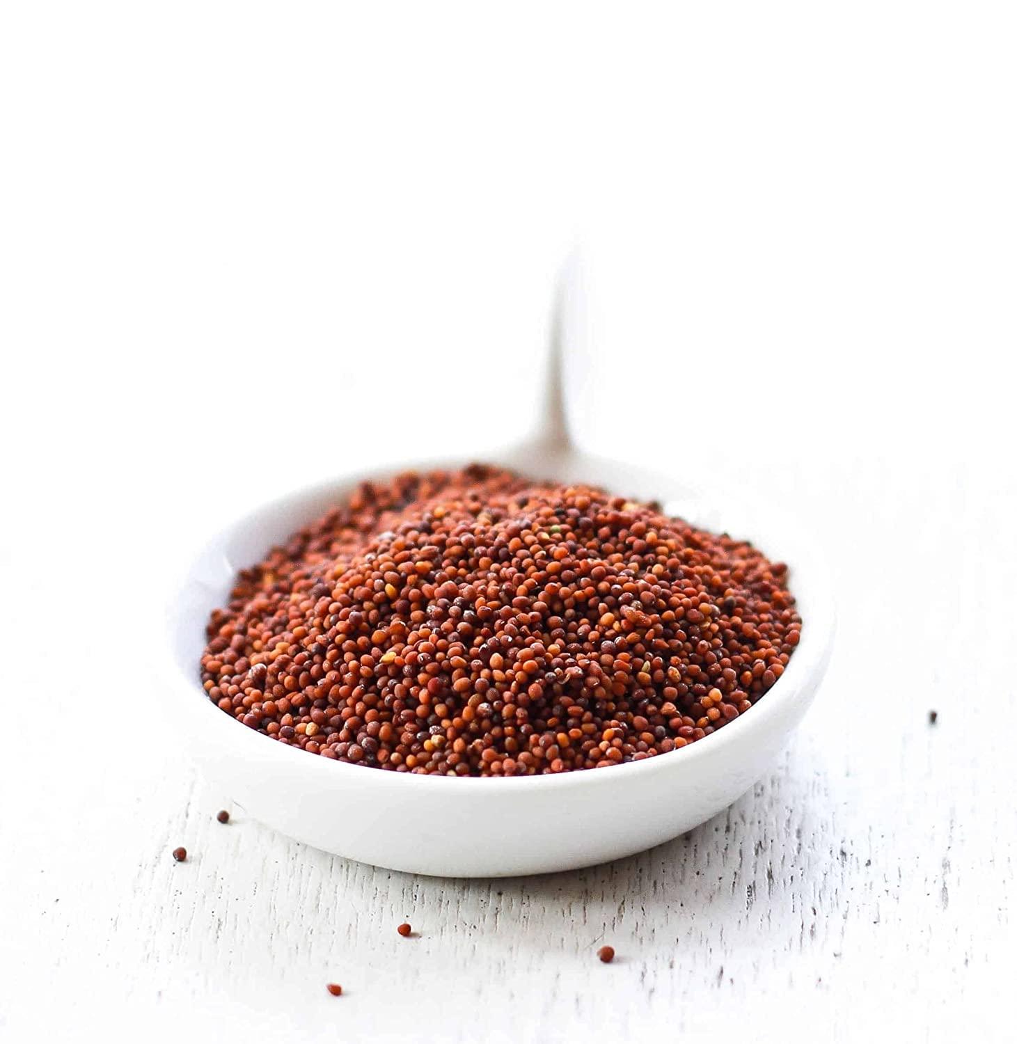 VedoMax VedoMax Red Mustard Seeds (Small) - Chhoti Rai Seeds - Sarso Dana - Rai dana - - (200 GM)
