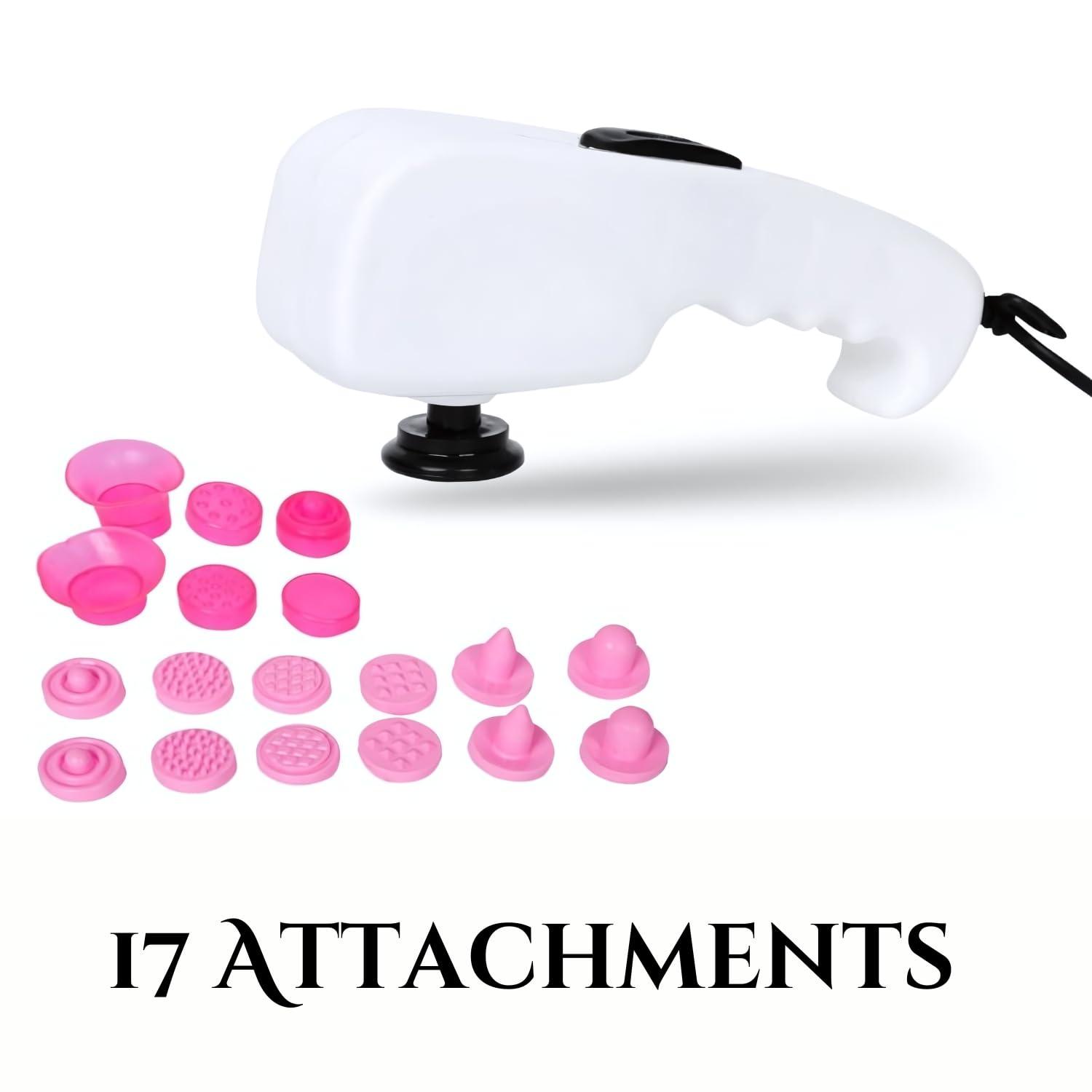 Monarch bizcom impex Monarch bizcom impex Electric Full Body Magnetic Massager Includes 17 Versatile Attachments For Comprehensive Pain Relief And Muscle Relaxation, Ideal For Back, Neck, And Body Care