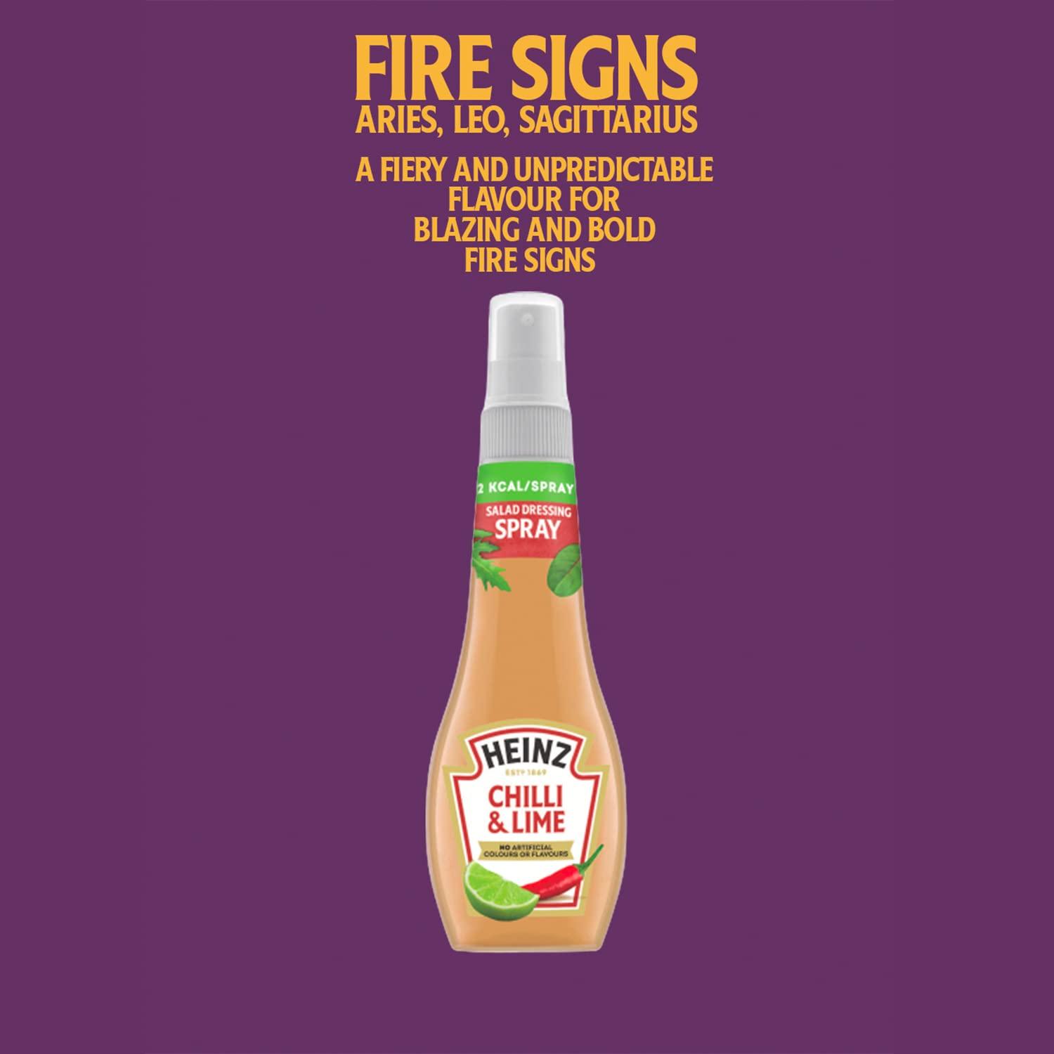 HEINZ Heinz Chilli & Lime Salad Dressing Spray | No Artificial Colours or Flavours, 6.76 fl oz / 200 ml