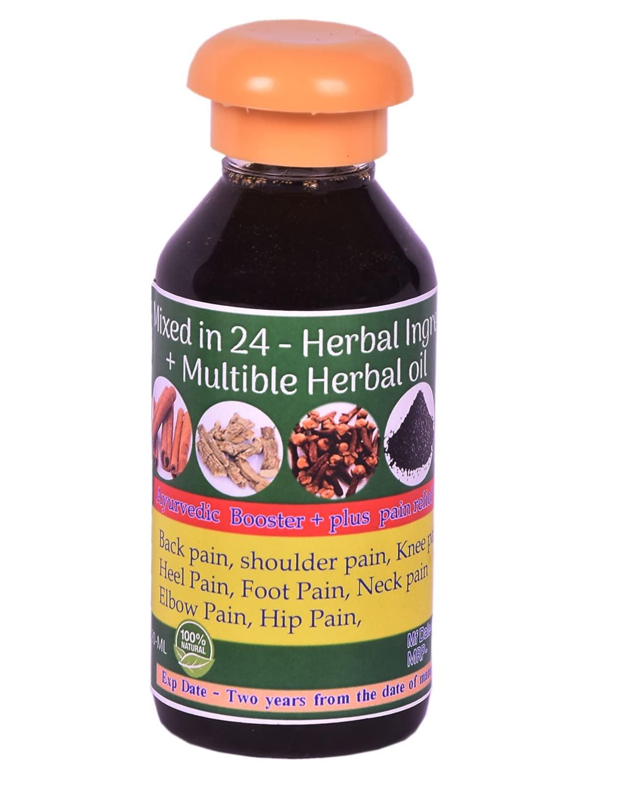 Everest Natural,Thanjavur - 614628 EVEREST Ayurvedic pain releif oil Artho Arthritis herbal oil for legs bones knee shoulder muscle joint pain knee neck (120 ML)