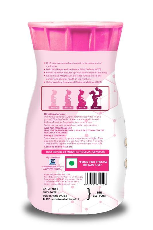 GraviPro GraviPro_CF Protein Blends (500 g, Chocolate Flavour, For Pregnant Women)