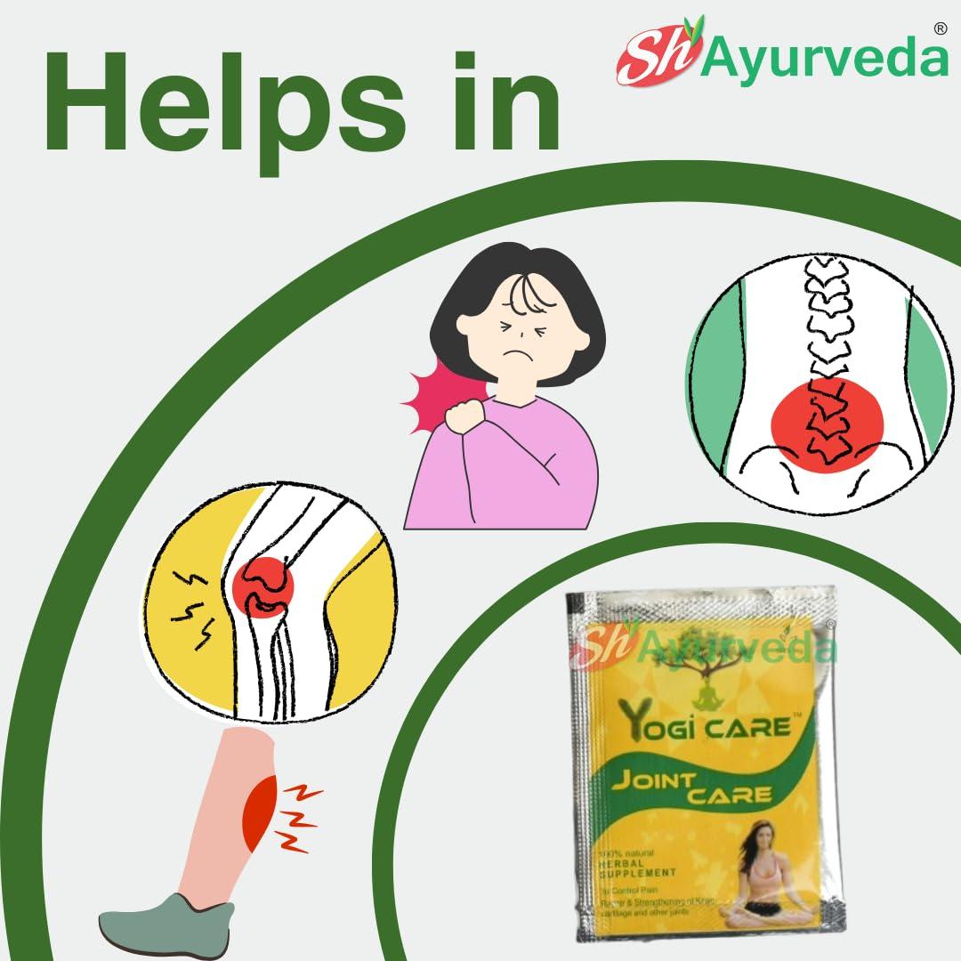 SWAMI HERBAL AYURVEDA Yogi Care Joint Powder By Swami Herbal Ayurveda Pure Natural Organic Pain Relief For Joint Pain Reliever 4gm Pouch Packing (Pack of 112)