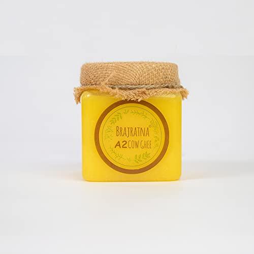 BrajRatna Brajratna A2 Gir Cow Ghee | 100% Desi Cow | Vedic Bilona Method | pack of 2 (500 ML) | Immunity Booster | A Product of Women Self Help Group (SHG)