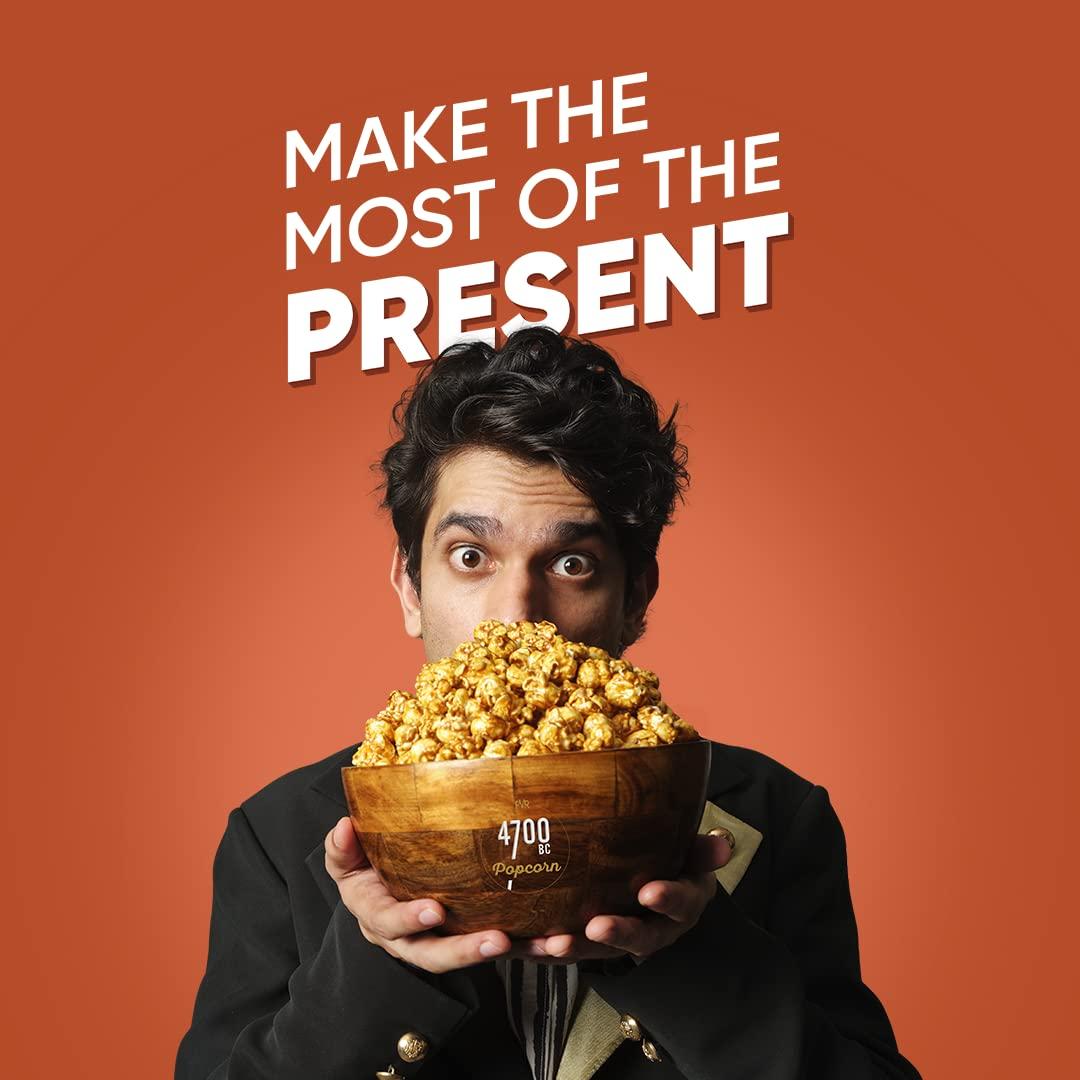 4700BC 4700BC Himalayan Salt Caramel Popcorn, Tin, 125g