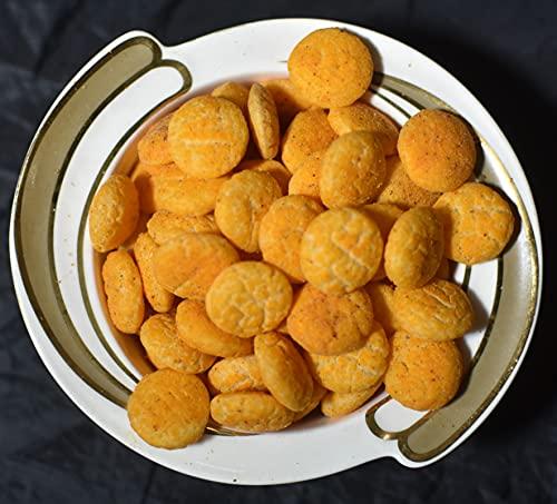 HEKA bites HEKA bites Roasted Jowar Puffs Cheesy Salsa - Pack of 6| 90 Kcal per serving| Made with 80% Jowar| Healthy Snack| Sugar Free| High Protein and Fibre| Cholesterol Free| Gluten Free (30g x 6)