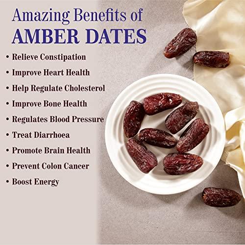 Occasions Occasions Amber Khajur (Saudi Arabia ) Premium Sized Dates - 500 g
