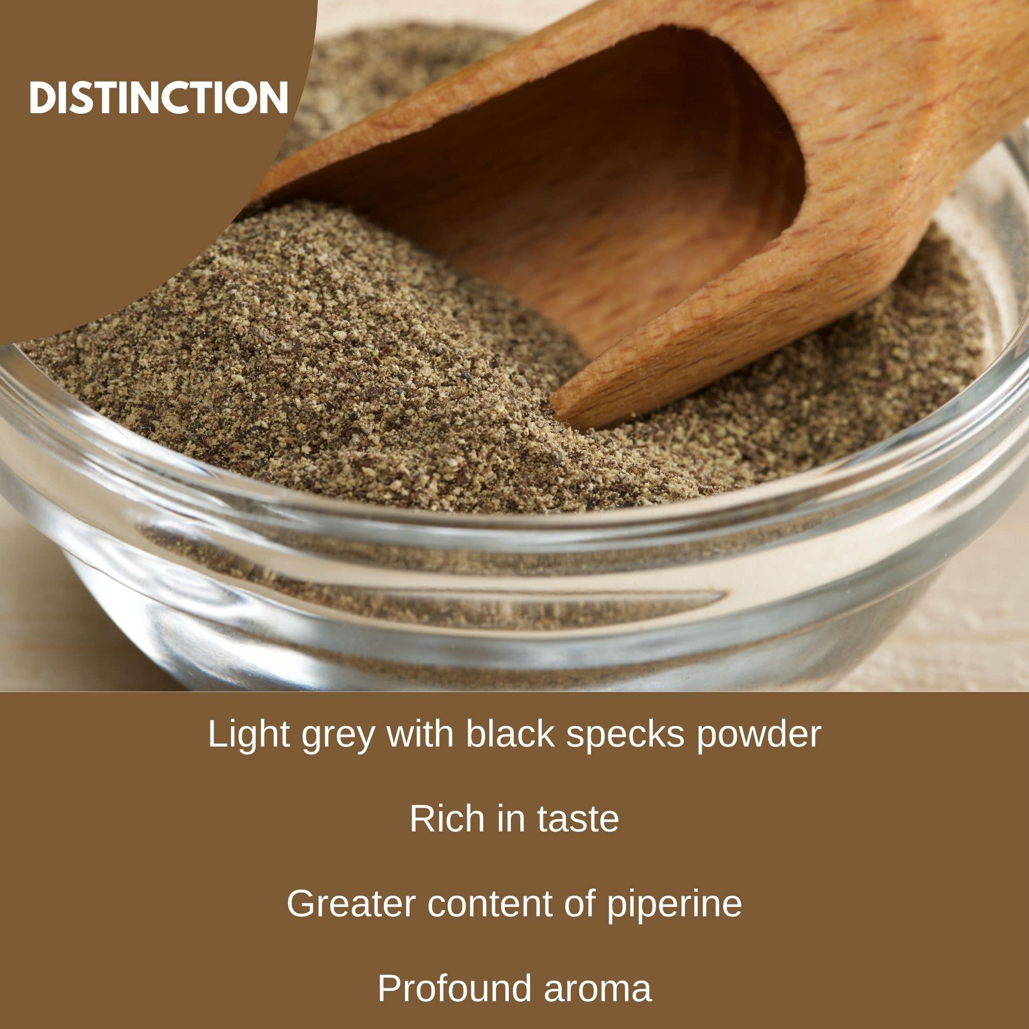 BOTLEAF BOTLEAF Black Pepper Powder 200 GM Fine Ground Pure Spicy and Hot Freshly packaged powder derived from matured berries of Malabar Peppercorns from our own farm Thellissery Kali Mirch Golki Gota Golmorich Kalimiri Miriyalu 200 gm