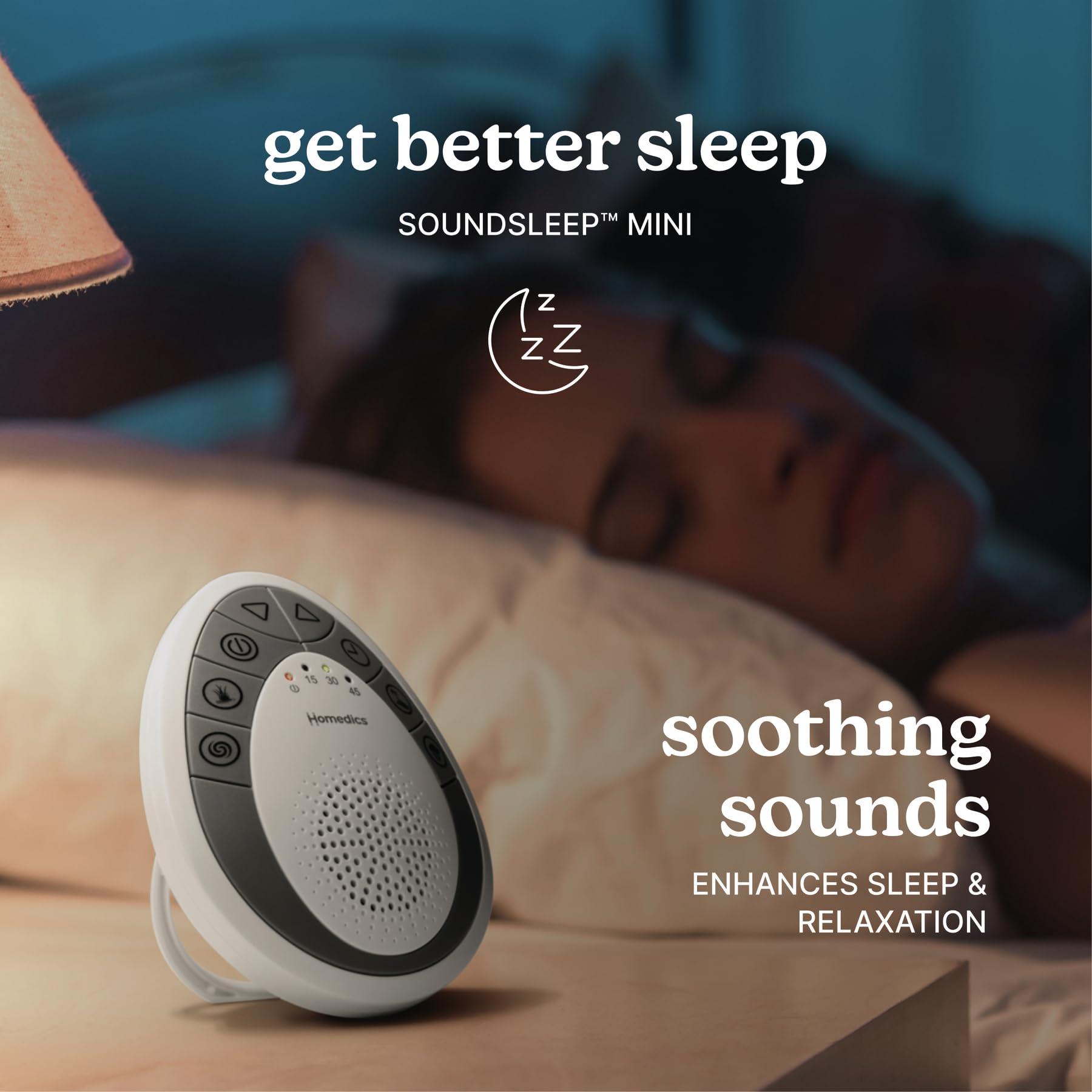 Homedics HoMedics, SoundSpa Mini Portable Sound Machine, SS-1200