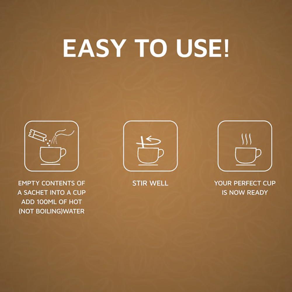 AMAZON Amazon 3 in 1 Instant Coffee Latte Premix 20 Sachets Each 20g Pack of 1