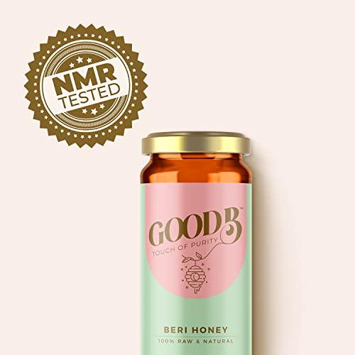 GOODB GOODB Honey NMR Certified | 100% Pure, Raw and Natural | Unprocessed & Unpasteurized Organic Honey from Forest | No Sugar Adulteration (Beri Honey, 500 Gms)