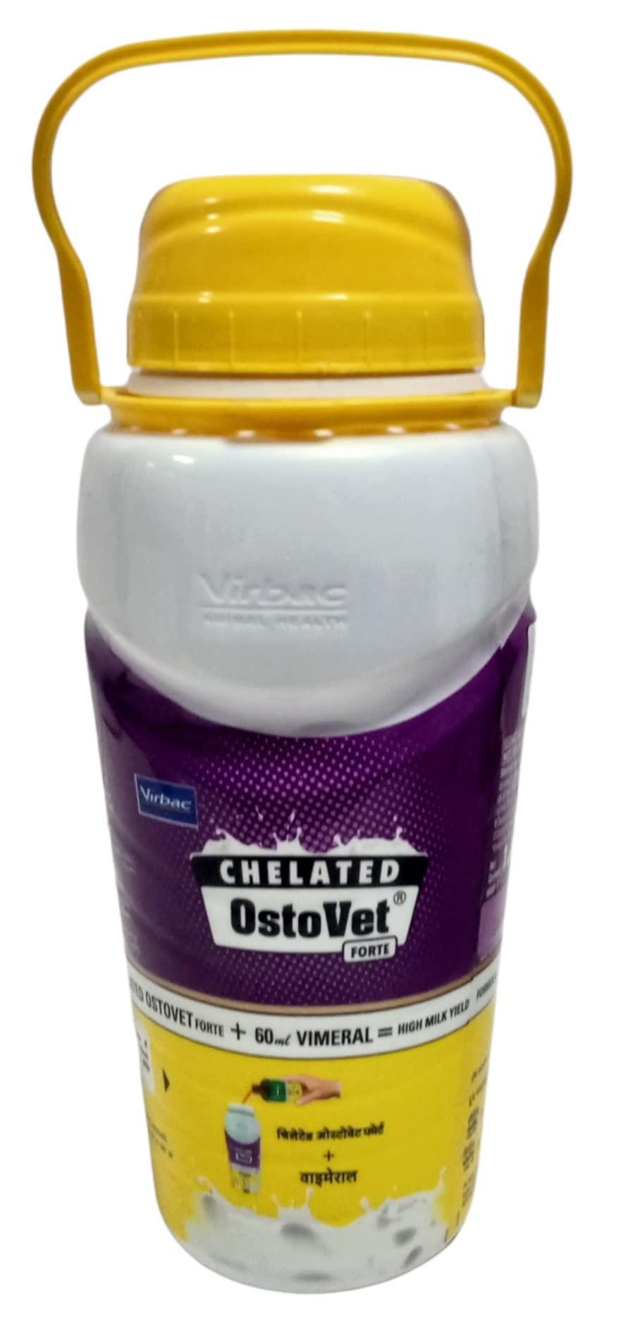 Generic Ostovet Forte Chelated Calcium Liquid (1Ltr) for Animals