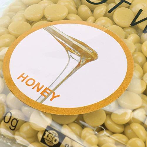 Jane Love Jane love Digital Shoppy 100g No Strip Depilatory Wax Hair Removal Bean Hot Film Hard Wax Pellet Waxing Bikini Hair Removal (HONEY)