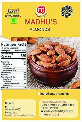 MADHUS MADHUS almonds 100gm