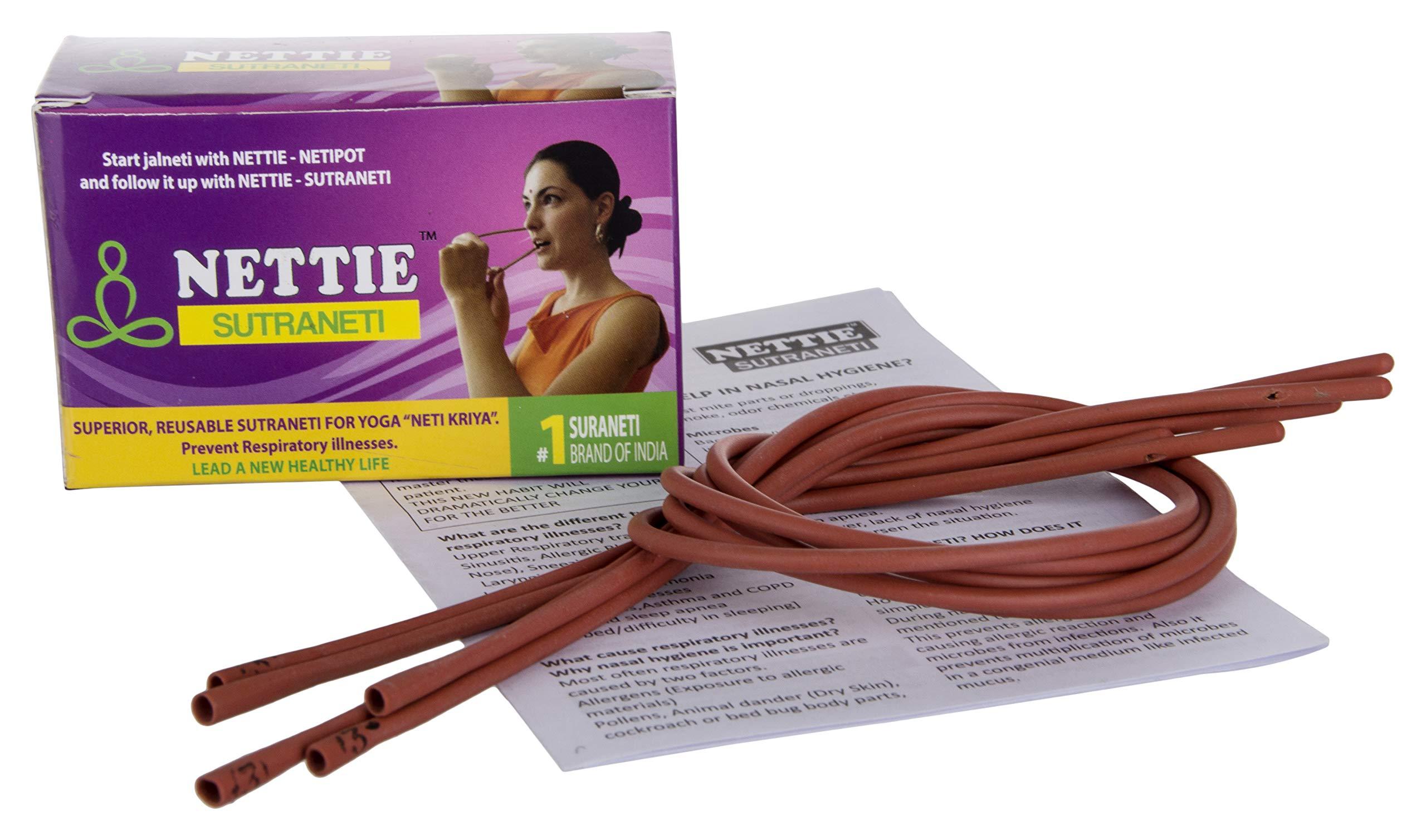 NETTIE NETTIE Sutraneti Size 3 rubber catheter for Sutra neti kriya Pack of 10