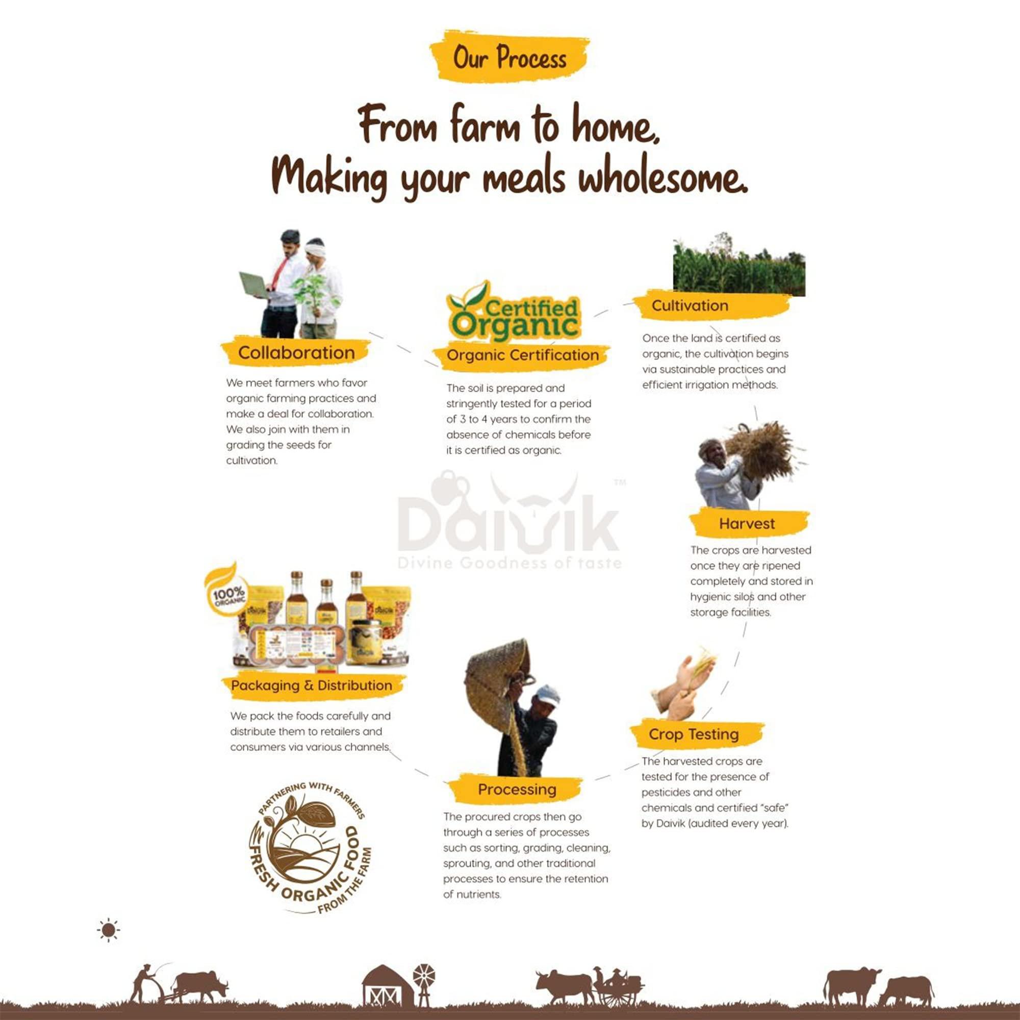 DAIVIK DAIVIK ORGANIC SOYA CHUNKS - 1KG