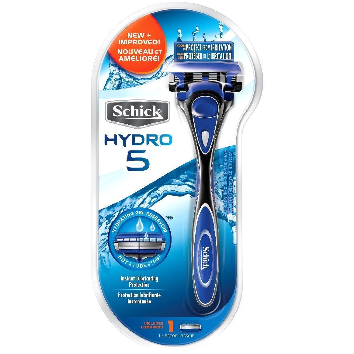 SCHICK Schick Hydro 5 Razor (1 Razor Handle with 1 Cartridge)