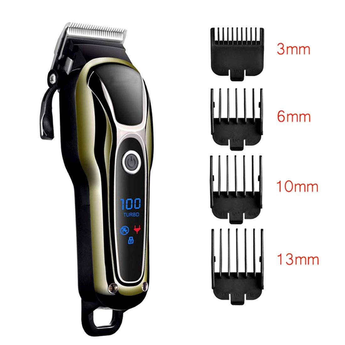OSL OSL AC-DC Rechargeable Kemeii Cordless & Corded Waterproof Professional Hair Clipper Beard Mustache Trimmer Powerful Electric Razor for Men With LED Display Multicolor (6 Month Warranty)