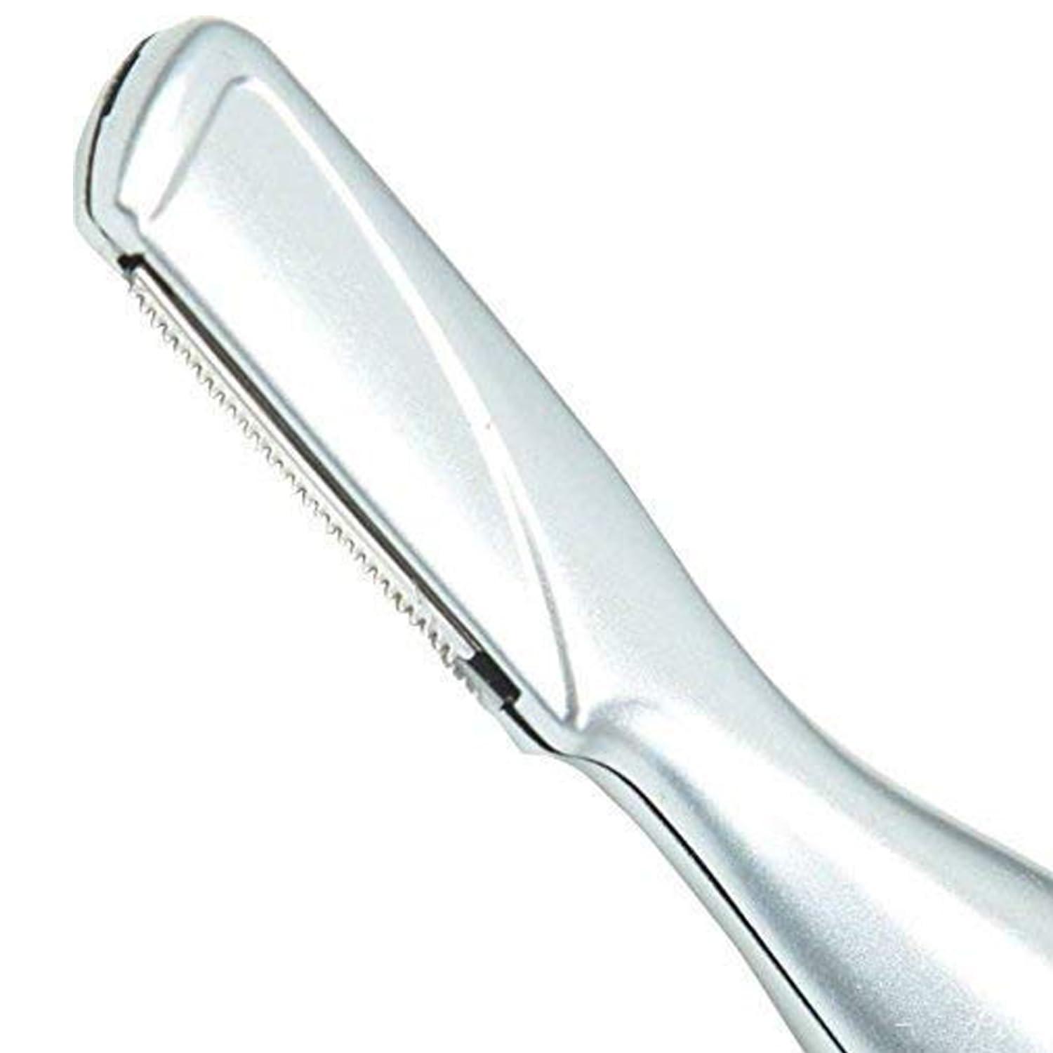 Monarch bizcom impex Monarch Bizcom Impex Bi-Feather King Eye Brow Hair Remover & Trimmer| Portable Mini Battery Powered Painless Tool| Hair Remover Epilator Pen for Women AND MEN (Free Carrying Pouch & a Cleaning Brush)