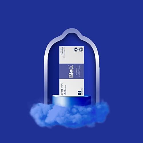 Bleu Bleu Natural Latex No Glycerin -No Paraben - Ultra Thin and Dotted Condom Combo(1 Pack each)