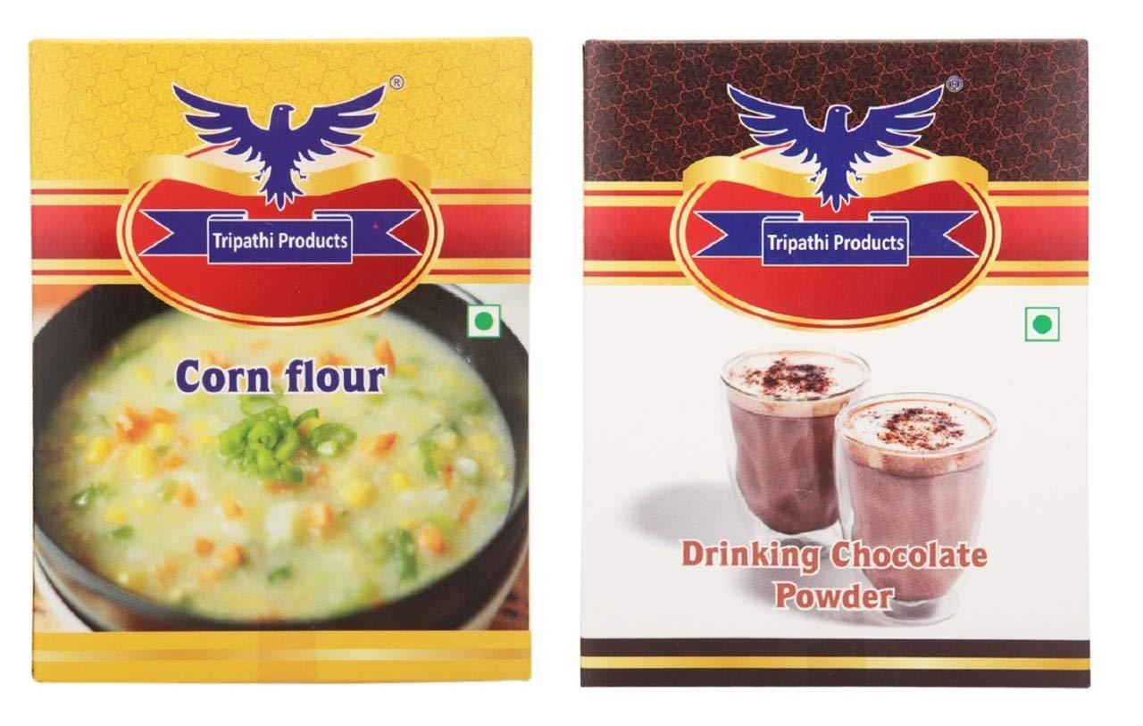 TRIPATHI PRODUCTS Tripathi Products Combo Pack of Corn Flour and Drinking Chocolate 100 Grams