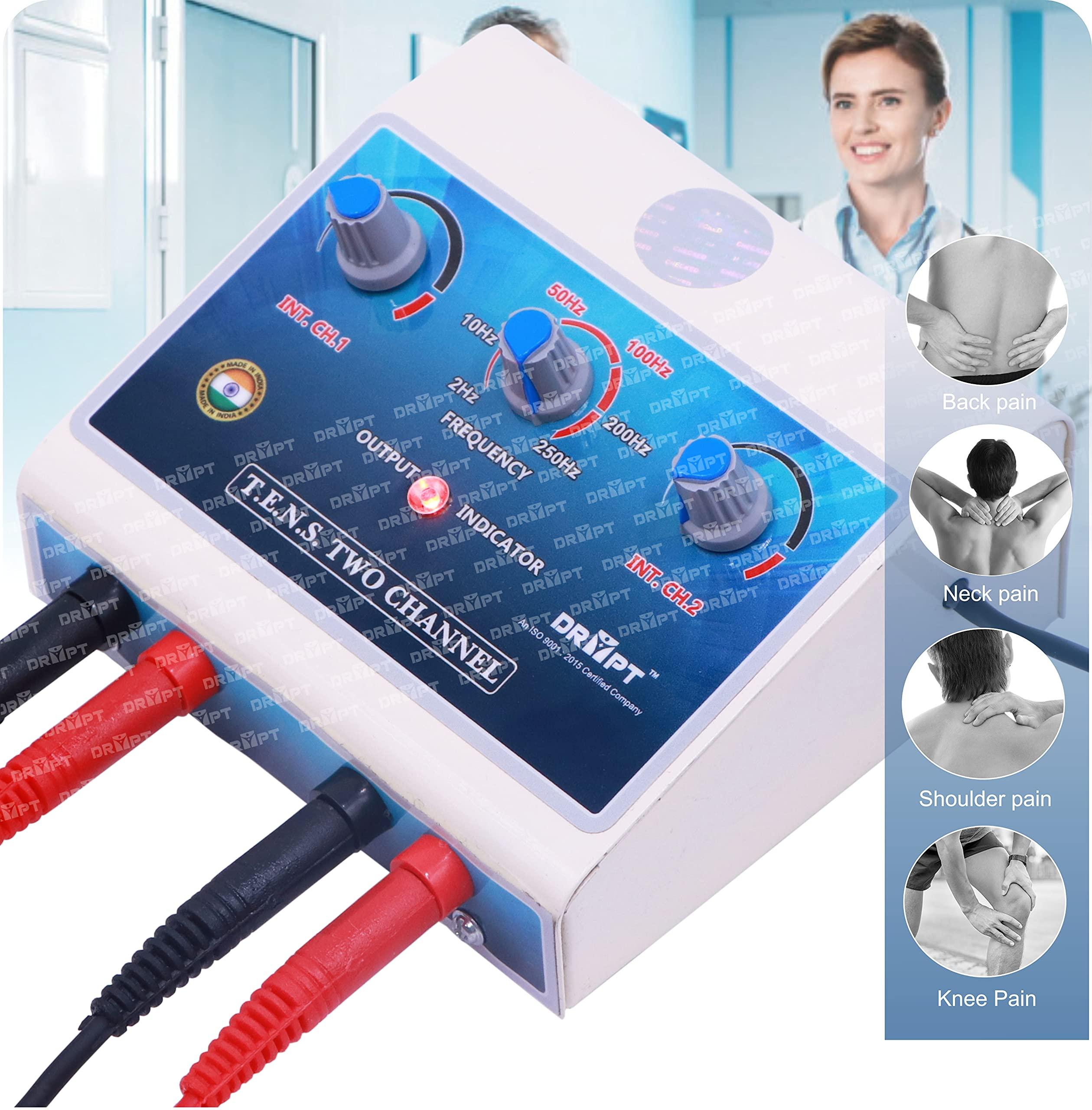 DR PT DR PT Tens Machine for Physiotherapy for All Pain Relief Mini Tens Machine 2 Channel with One Year Warranty