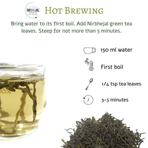 Nirbhejal Nirbhejal Loose Green Tea of Assam - Natural, Handmade, 100% Chemical free - 100 grams
