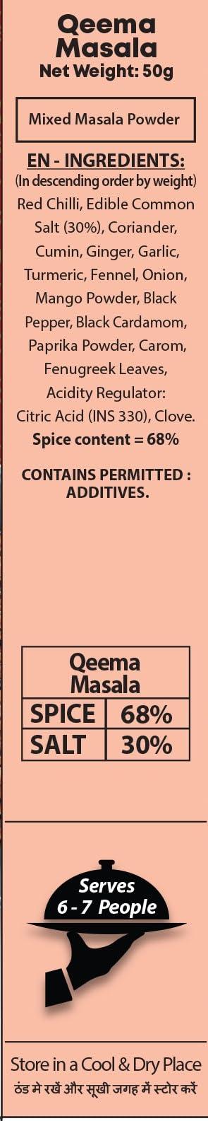 Mehran Mehran Qeema Masala , 50 gms (Pack of 4 )