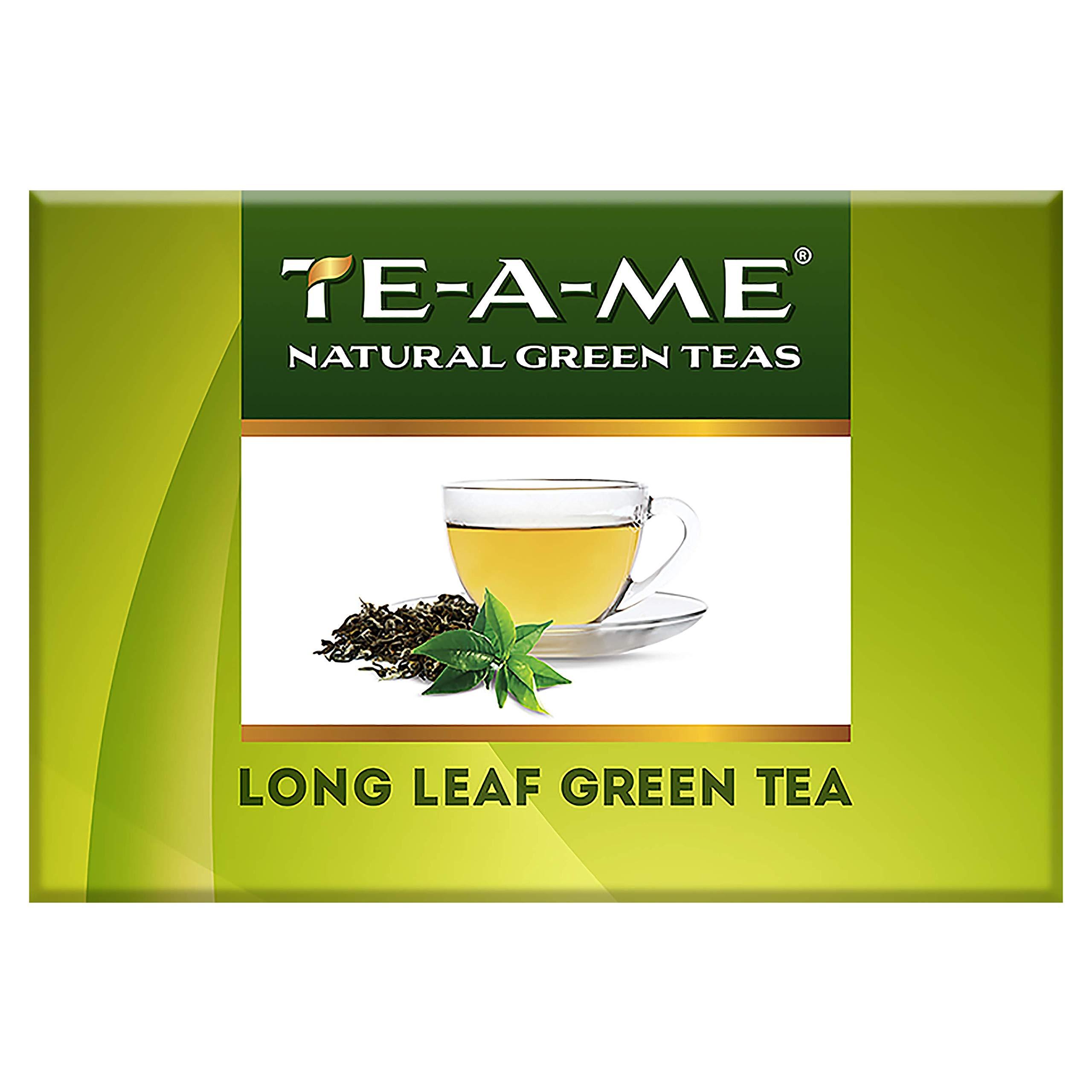 TE-A-ME TE-A-ME Long Leaf Green Tea, 200 gms | Green Tea | Green Tea Loose Leaves | Loose Green Tea | Loose Green Tea Leaves | Pure Green Tea